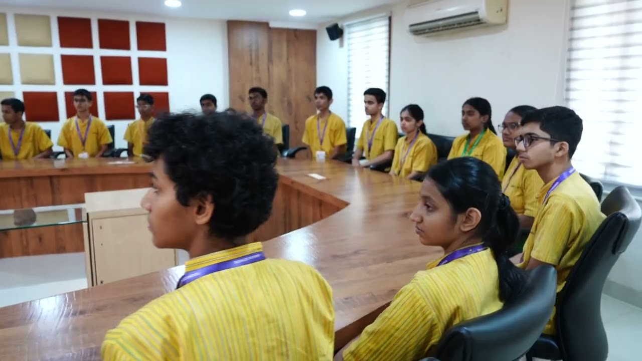 High school students in lecture